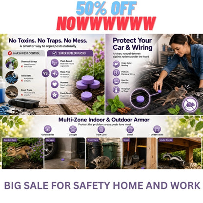 💥LAST DAY SALE 50%OFF💥All-Natural Pest & Rodent Repellent Pucks