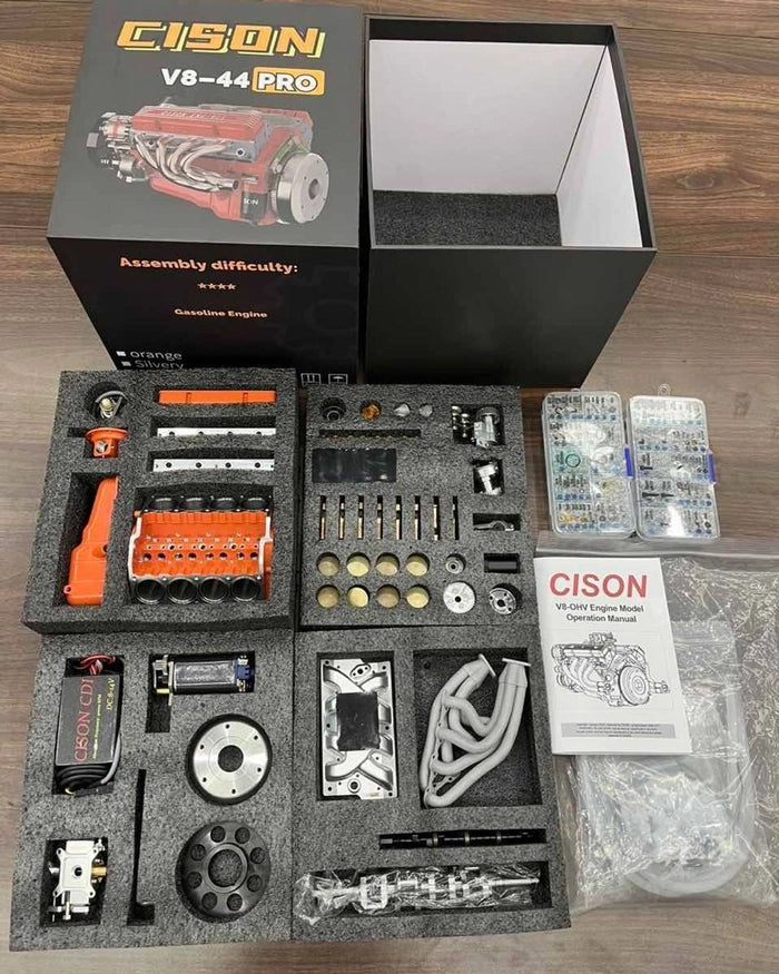 🎉Christmas-Only Mega Deal🔥 - Gasoline OHV V8 Small-block Engine Model Kits